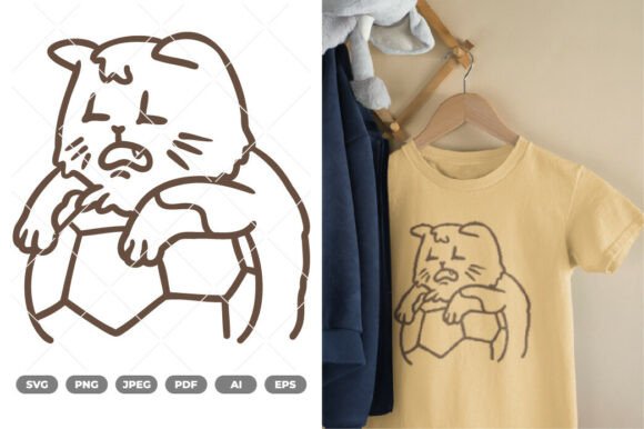 Funny Cat SVG Clipart for Crafts and Graphics