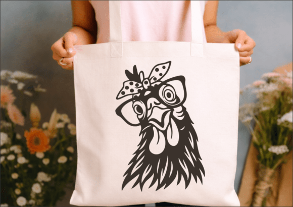 Funny Chicken SVG for Crafts and Graphics