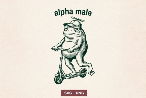 Funny Frog SVG PNG for Sarcastic Shirts