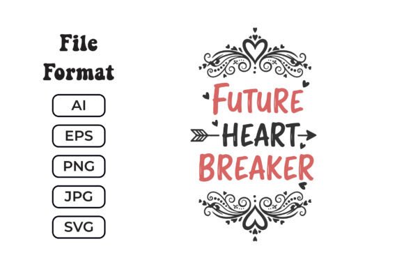 Future Heart Breaker SVG for Local Business Crafts and Graphics