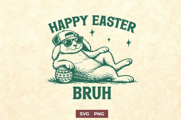 Happy Easter Bruh SVG for Modern Branding