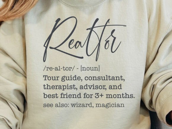 Realtor Definition Svg for Creative Graphics and Crafts