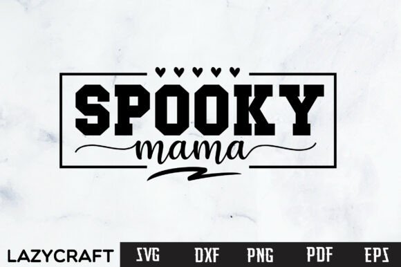 SPOOKY MAMA SVG: A Halloween Graphic for Crafts and Marketing