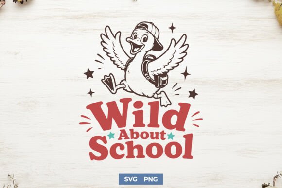 Wild About School Graphics for Crafts